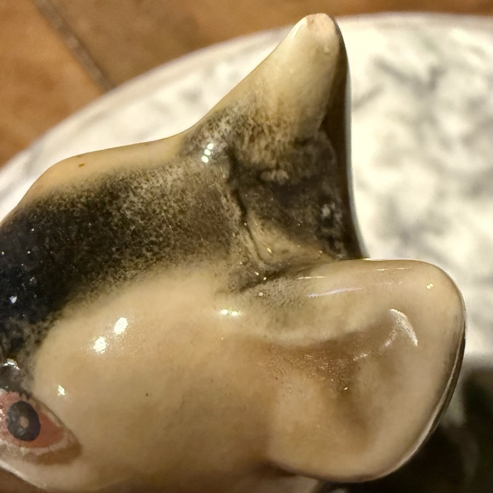 VTG 60s MCM Doberman Pinscher Dog Ceramic Figure Figurine Hand-Painted Brazil - Picture 8 of 8